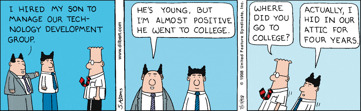 Dilbert Cartoon